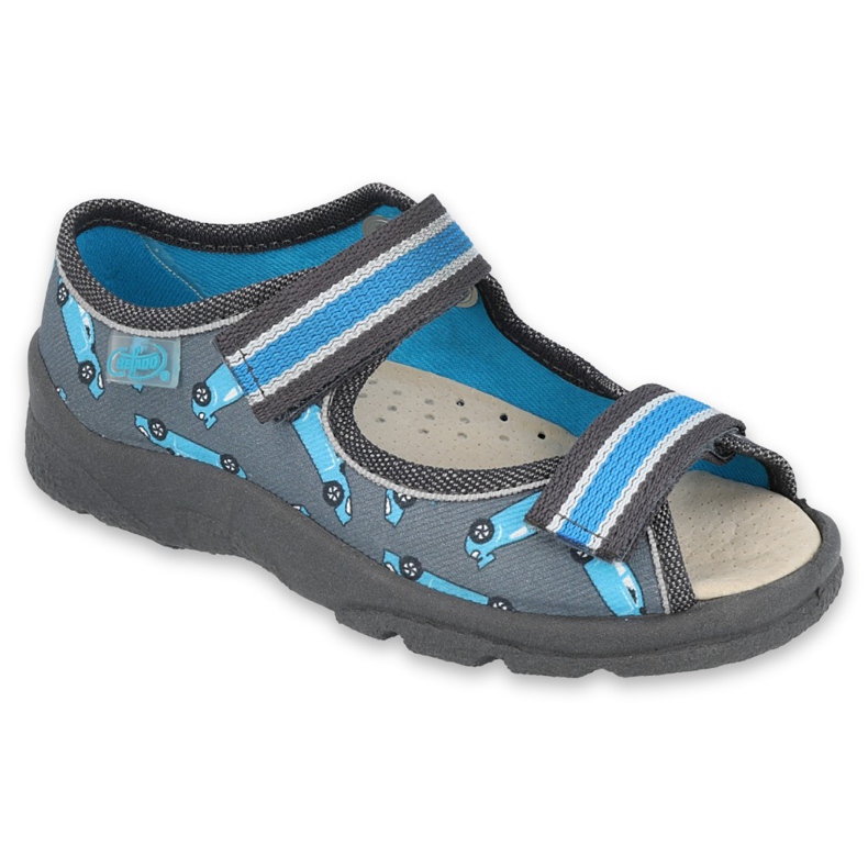 Calzado infantil befado 869X148 azul gris