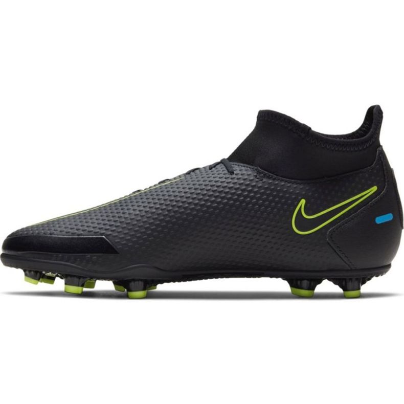 Zapatillas de fútbol Nike Phantom Gt Club Df FG / MG M CW6672 090 negro negro