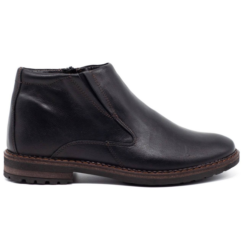Mario Pala Botas de invierno para hombre 293MP negro marrón