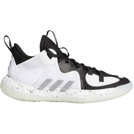 Zapatillas adidas Harden Stepback 2 J blancas y negras FZ1545 para niños blanco negro blanco