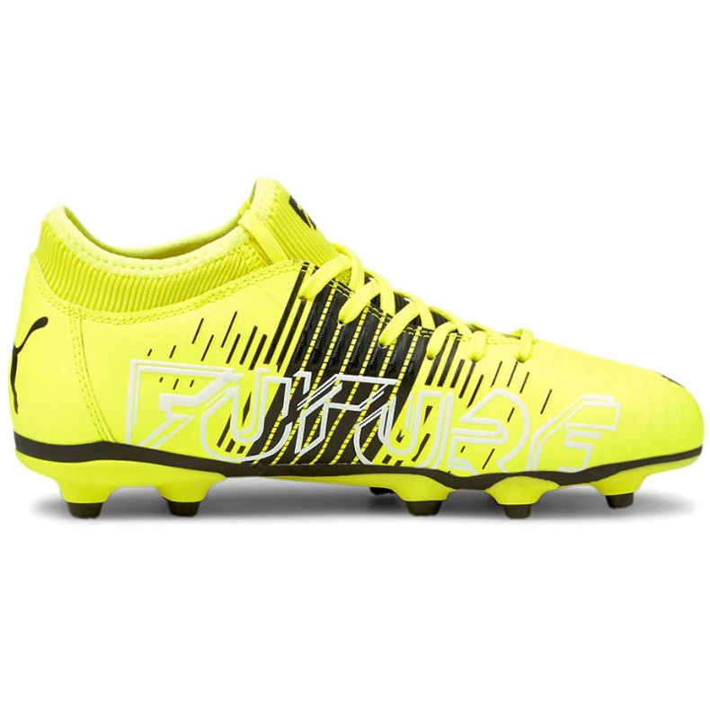 Botas de fútbol Puma Future Z 4.1 Fg Ag Jr 106400 01 multicolor amarillo