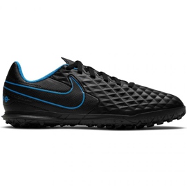 Zapatillas de fútbol Nike Tiempo Legend 8 Club Tf Jr AT5883-090 negro
