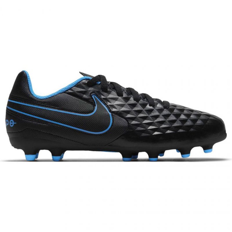 Zapatillas de fútbol Nike Tiempo Legend 8 Club FG / MG Jr AT5881-090 negro negro