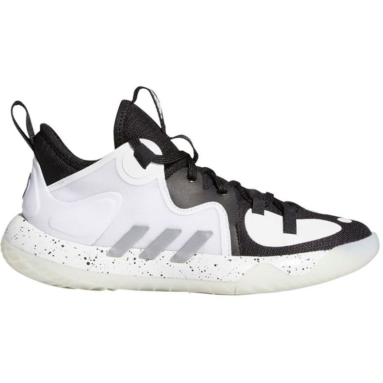Zapatilla de baloncesto adidas Harden Stepback 2 Jr FZ1545 blanco, blanco, negro blanco