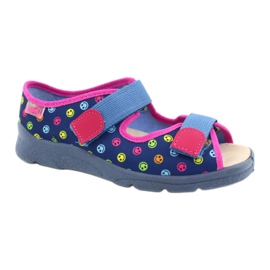 Calzado infantil befado 869Y150 azul rosa multicolor