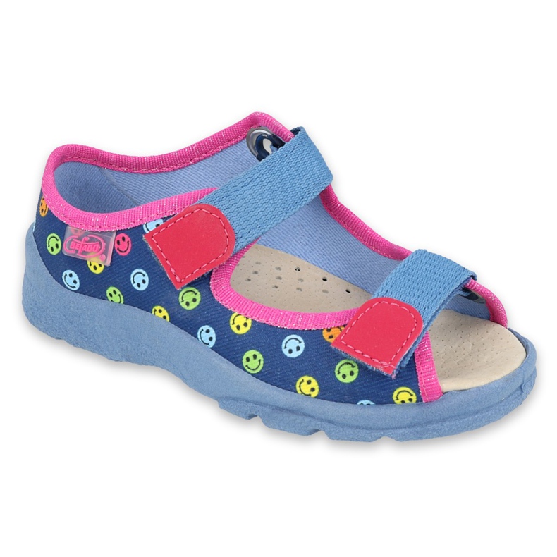 Calzado infantil befado 869X150 azul rosado multicolor