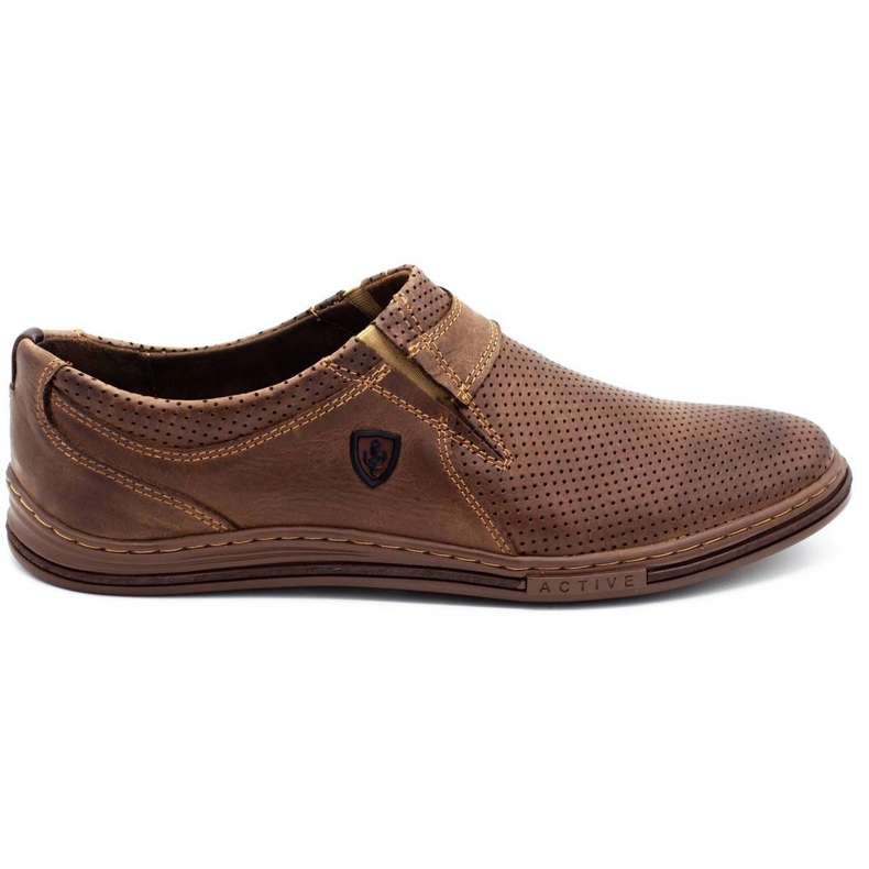 Polbut Zapatos de hombre piel 362 Per Brown marrón