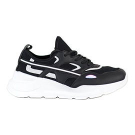 SHELOVET Zapatillas Casual Negras negro