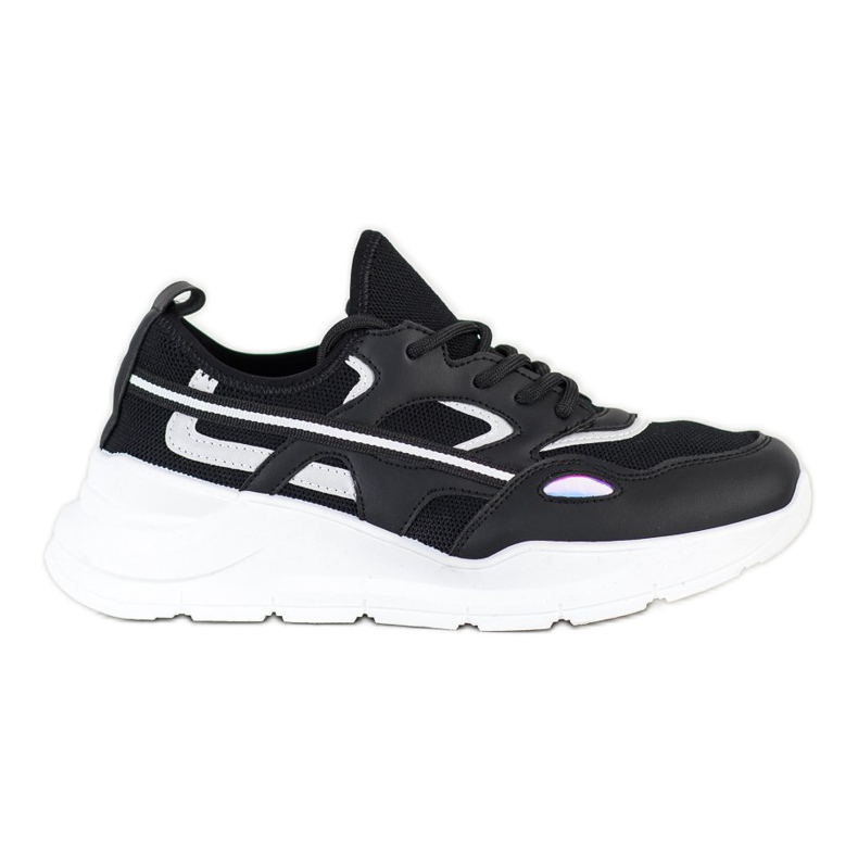 SHELOVET Zapatillas Casual Negras negro