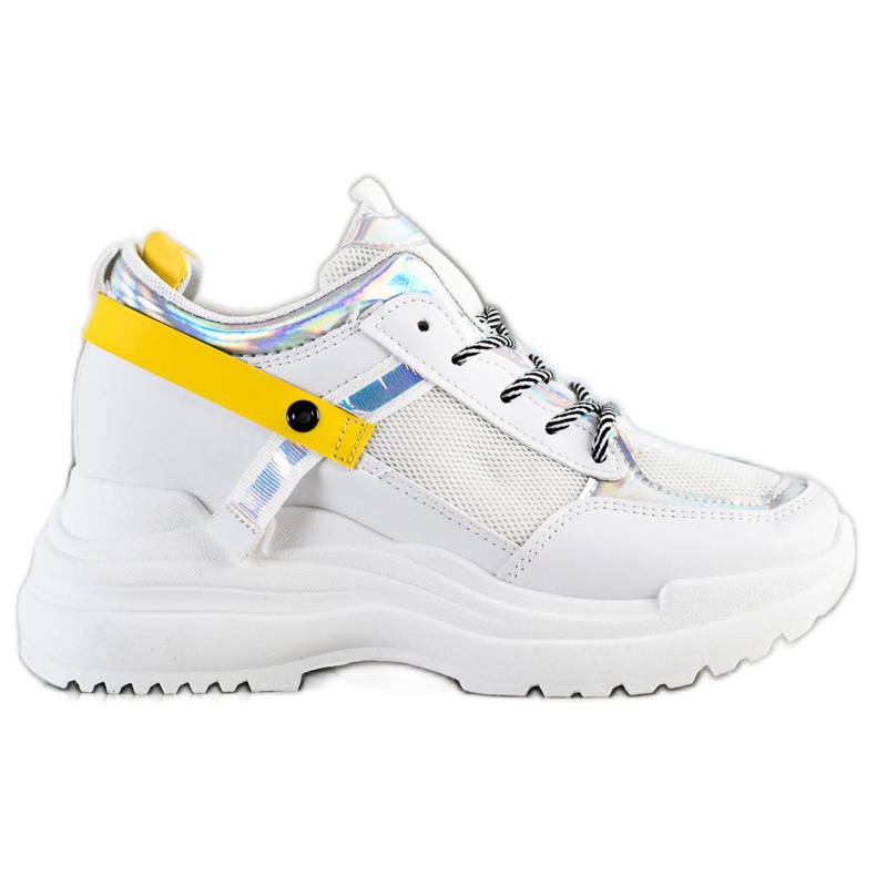 Marquiz Zapatillas de deporte de cuña blanco
