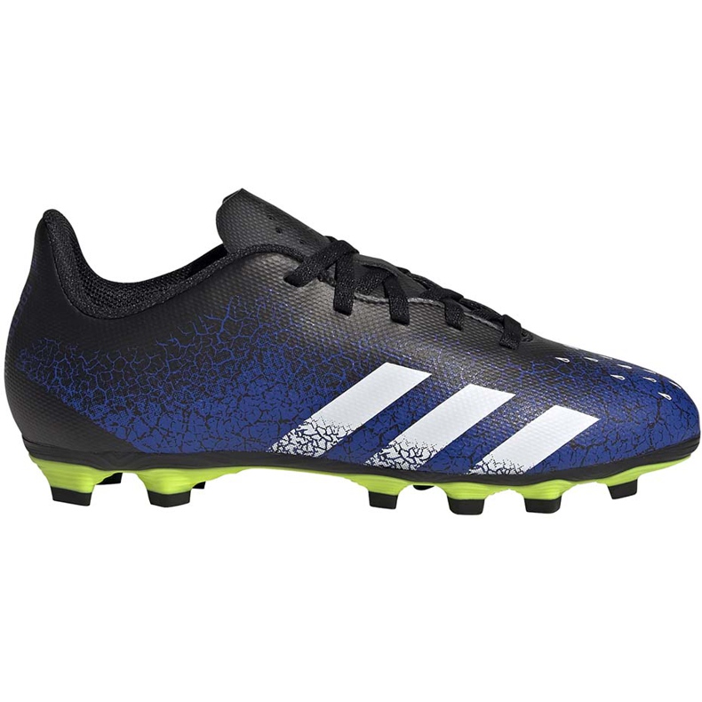 Botas de fútbol adidas Predator Freak.4 FxG Junior azul marino-negro FY0626