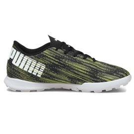 Botas de fútbol Puma Ultra 4.2 Tt Junior negro-verde-blanco 106367 02