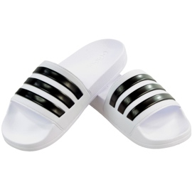 Zapatillas Adidas Adilette Shower blancas AQ1702 blanco negro