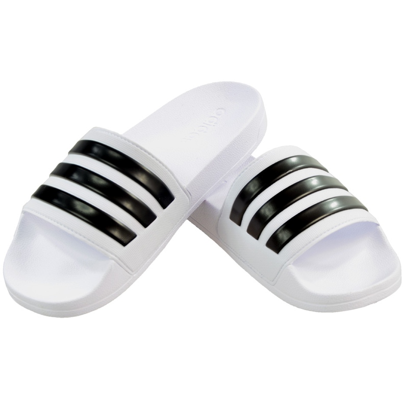 Zapatillas Adidas Adilette Shower blancas AQ1702 blanco negro