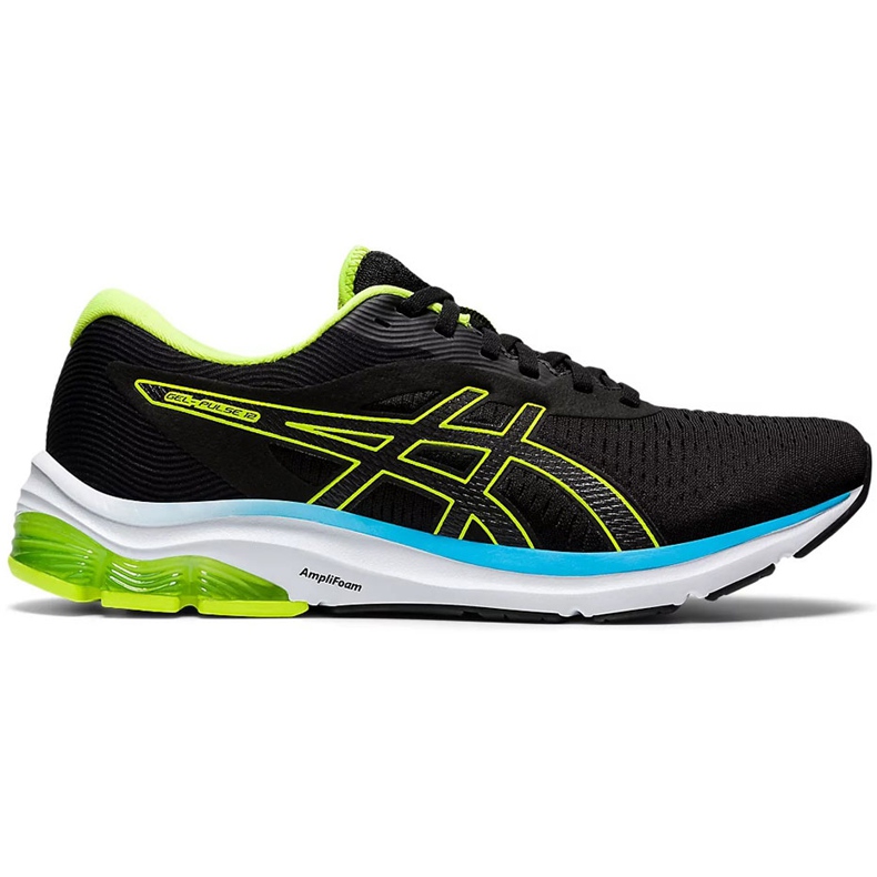 Zapatillas Asics Gel-Pulse 12 negras y verdes para hombre 1011A844 006 negro