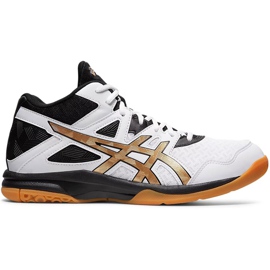 Zapatillas de voleibol Asics Gel-Task Mt 2 blanco-negro-dorado 1071A036 102 para hombre Zapatillas de voleibol Asics Gel-Task Mt 2 blanco-negro-dorado 1071A036 102 para hombre