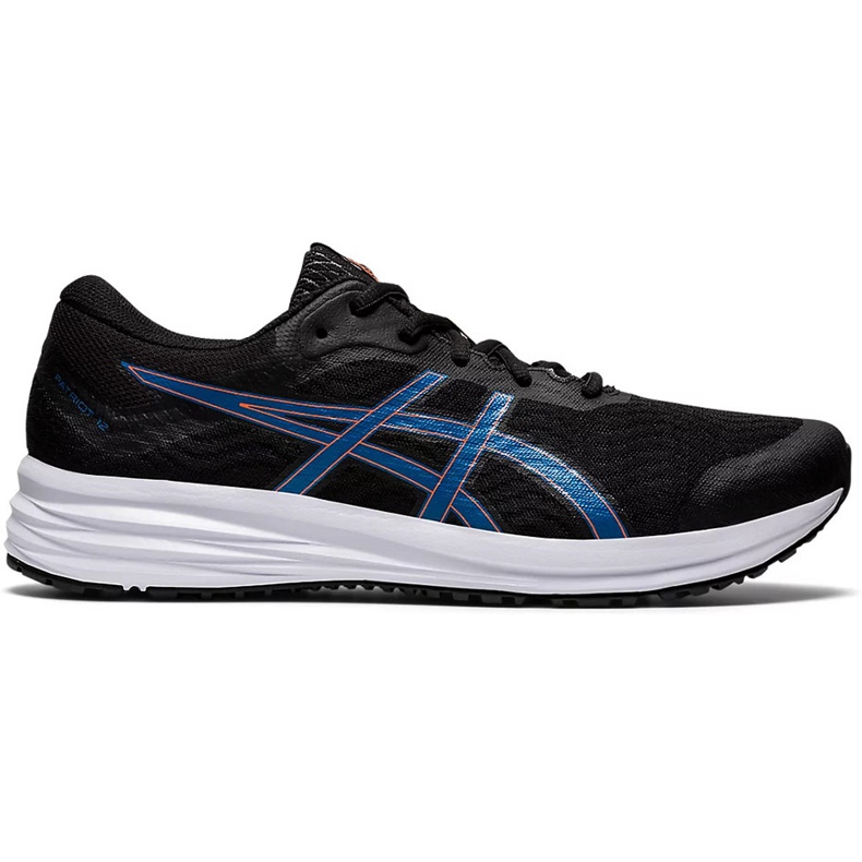 Zapatillas Asics Patriot 12 negras y azules para hombre 1011A823 004 negro