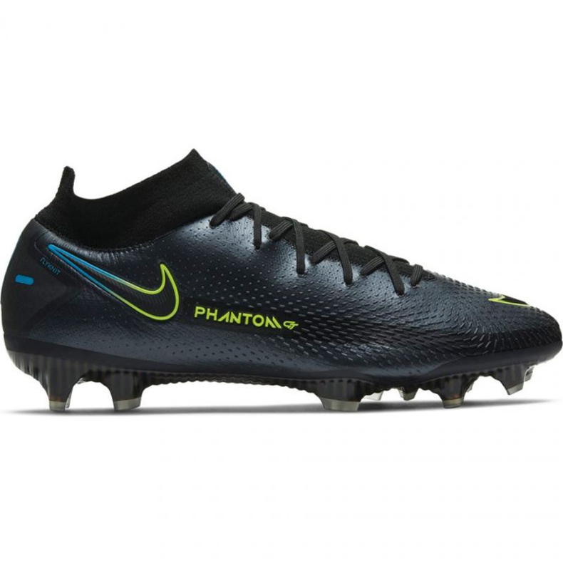 Zapatillas de fútbol Nike Phantom Gt Elite Dynamic Fit Fg M CW6589-090 black metal negro