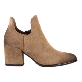 Botas bajas VINCEZA beige