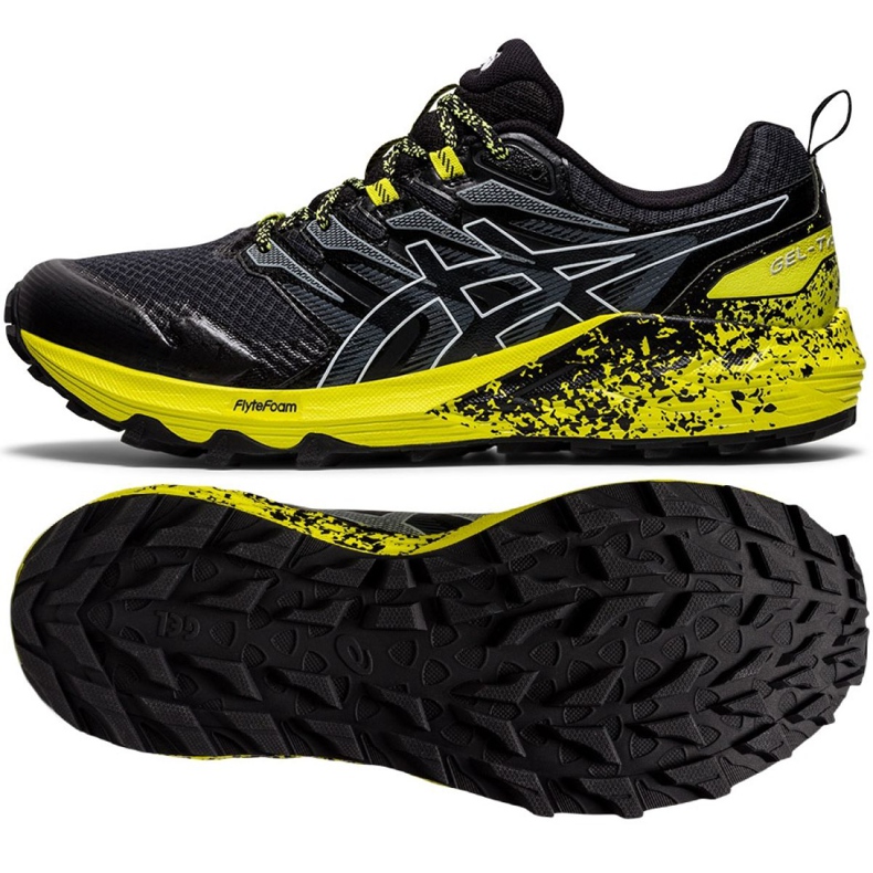 Asics GEL-Trabuco Terra M 1011B029-021 negro gris amarillo