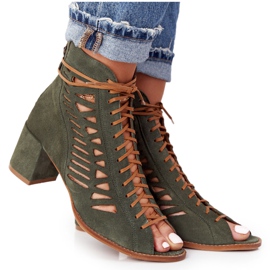 Botas Mujer Piel Ante Verde Maciejka 04040-09 beige Botas Mujer Piel Ante Verde Maciejka 04040-09 beige