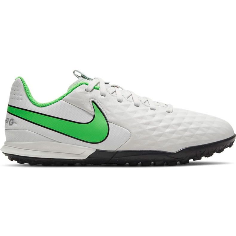 Calzado de fútbol Nike Tiempo Legend 8 Tf Academy Junior AT5736 030 blanco blanco