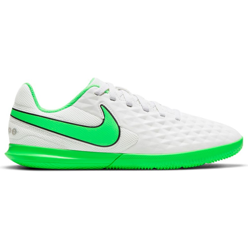 Zapatos de fútbol Nike Tiempo Legend 8 Club Ic Jr AT5882030 blanco blanco