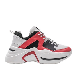 Zapatillas Thenisse rojas blanco negro rojo