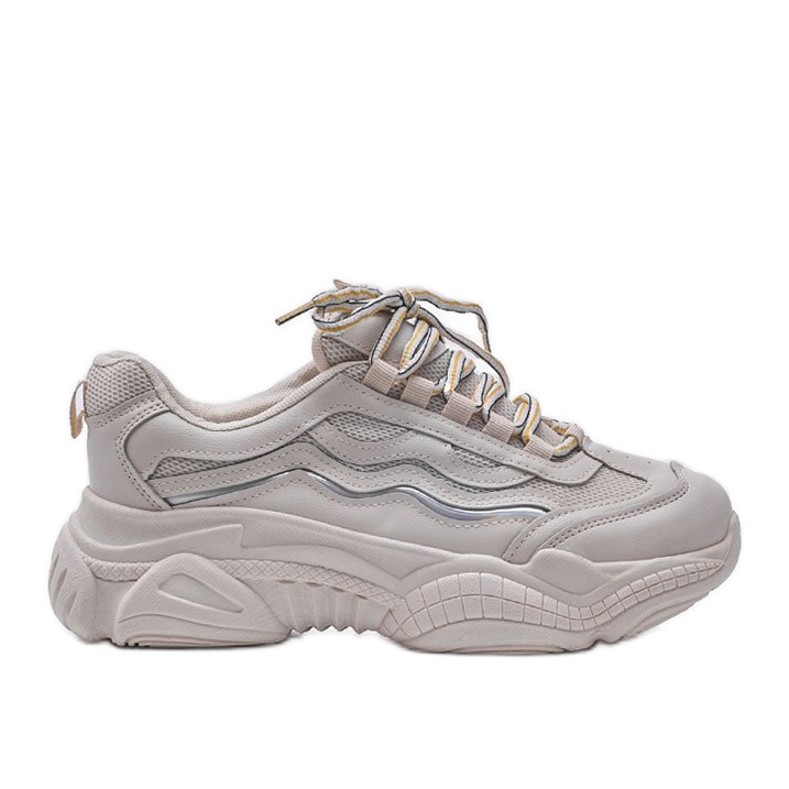 Zapatillas deportivas Lilly beige gris