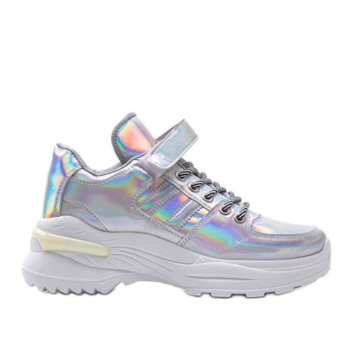 Zapatillas Lollypop plateadas holográficas plata