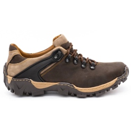 KENT Zapatillas trekking hombre 116 marrón oscuro