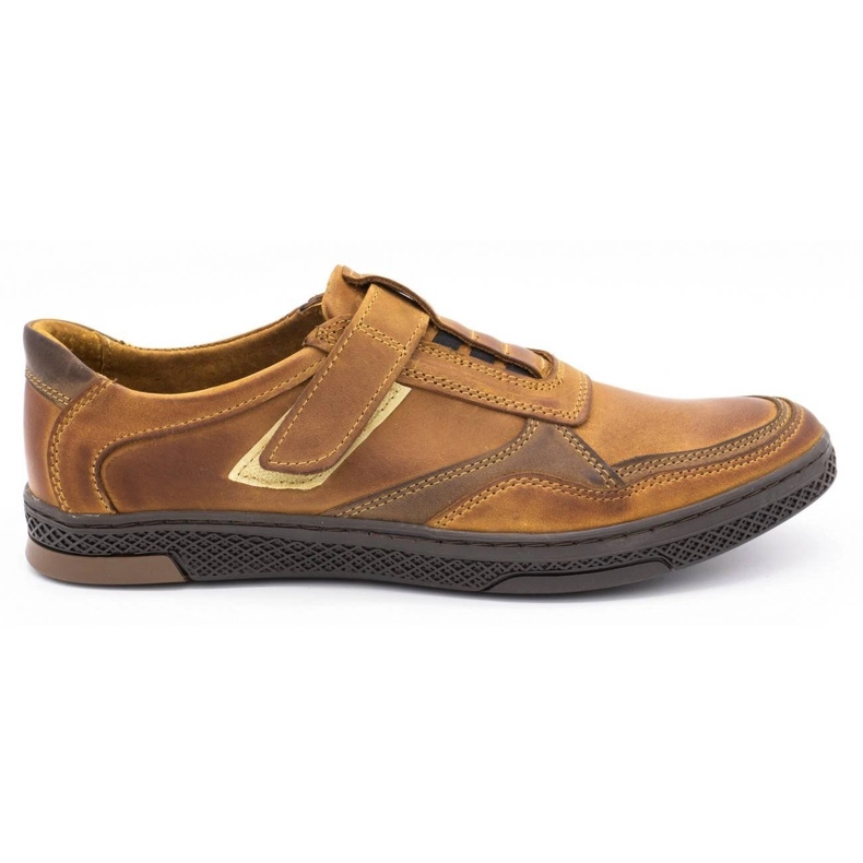 Polbut Zapato casual hombre piel 2102 camel marrón