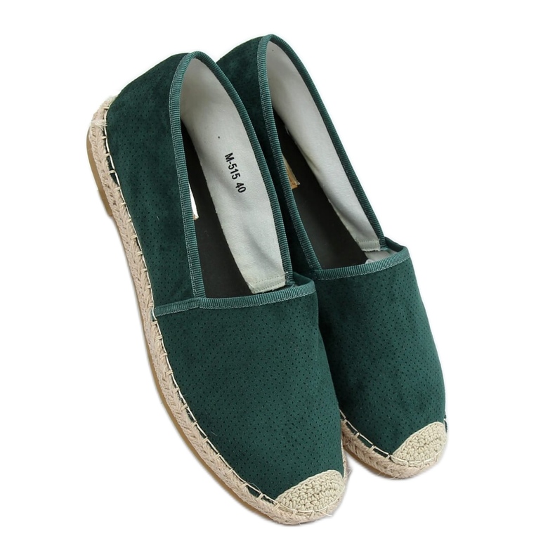 Alpargatas de mujer verdes M-515 DK.GREEN