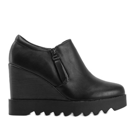 Botas de cuña negras Jazlyn negro