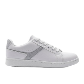 Zapatillas Alma blancas y plateadas blanco