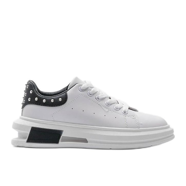 Zapatillas de mujer Taranto en blanco y negro