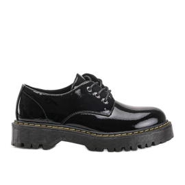 Botas lacadas de charol negro, botas Marilyn Botas lacadas de charol negro, botas Marilyn