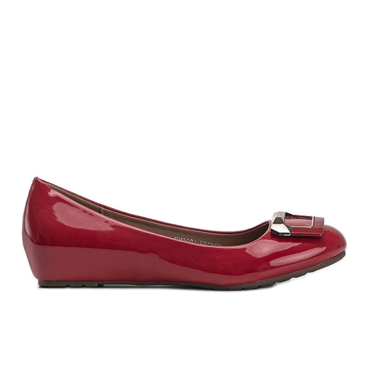 Bailarinas Lillie lacadas en rojo Bailarinas Lillie lacadas en rojo