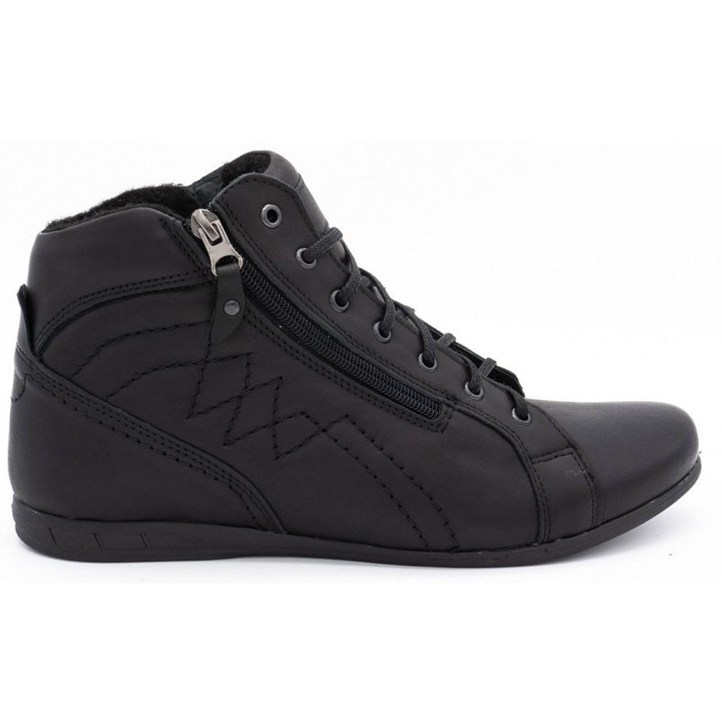 Polbut Zapatos negros de hombre con aislamiento 866