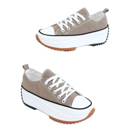Zapatillas deportivas suela de diseño en caqui VL137P Verde