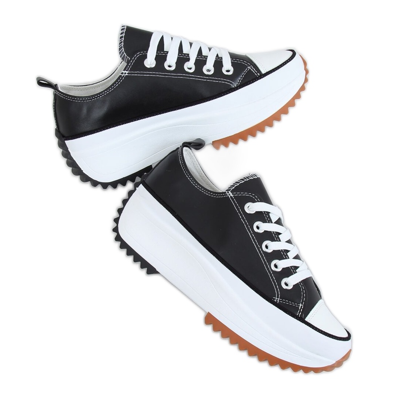 Zapatillas de diseño con suela negra VL138 Black negro