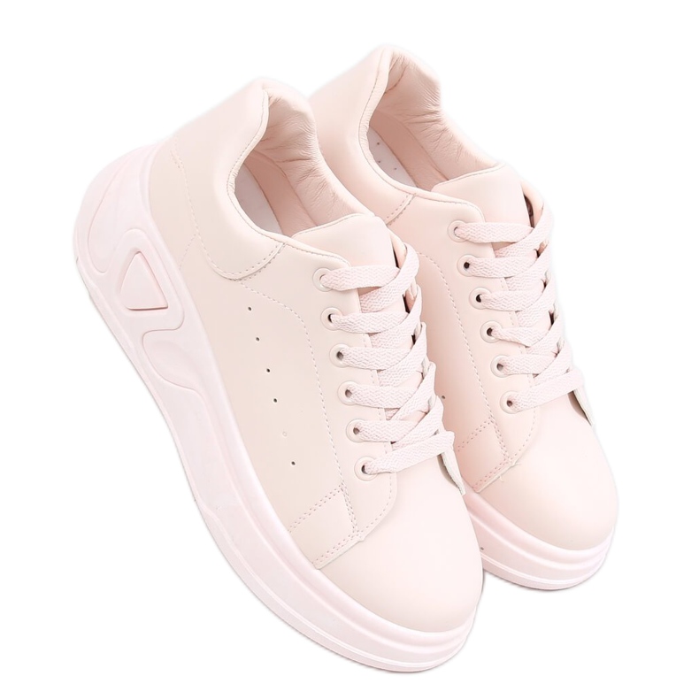 Zapatos de suela alta rosa LA158 Rosa rosado