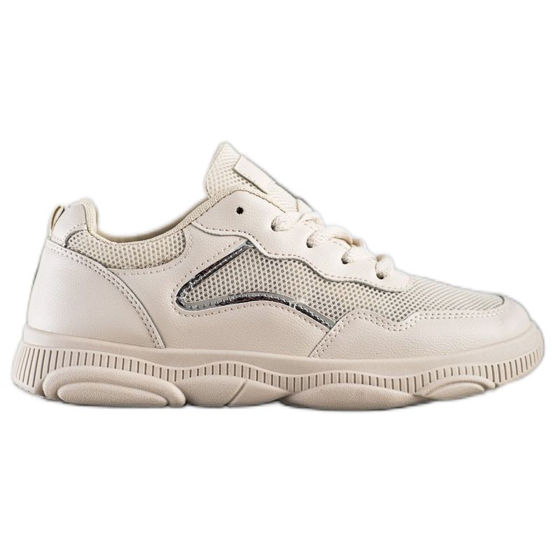 Ideal Shoes Zapatillas Casual Beige