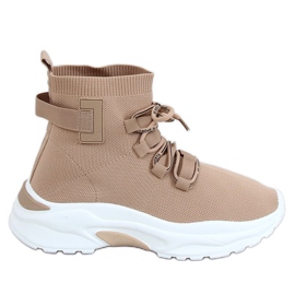 Calcetines deportivos beige tobillo alto B0-676 Beige Calcetines deportivos beige tobillo alto B0-676 Beige