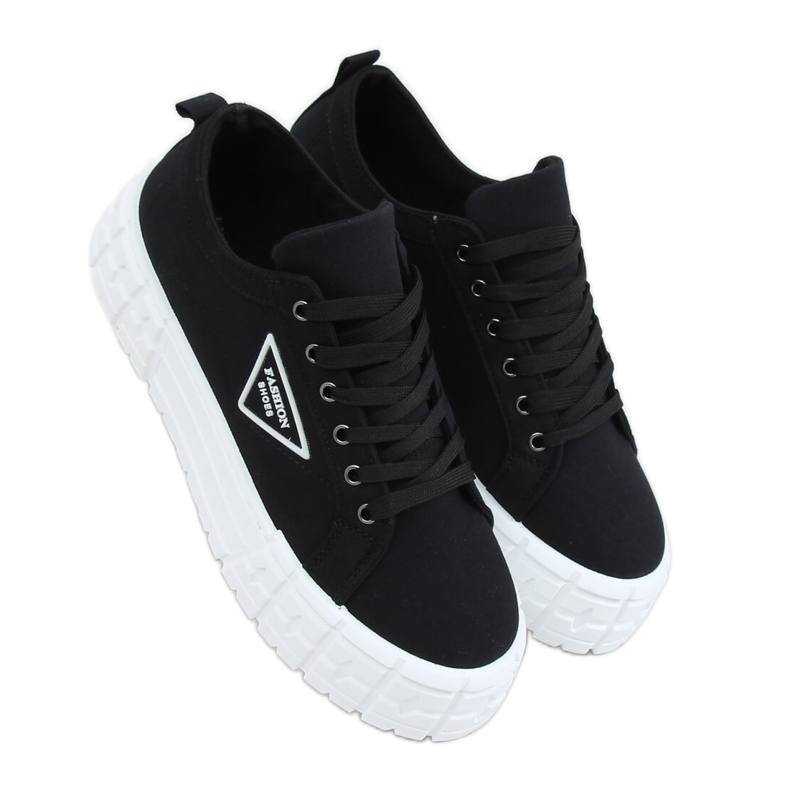 Zapatillas de mujer negras LA134 Black negro