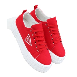 Zapatillas de mujer rojas LA134 Red rojo
