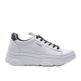 Deportivas blancas y negras BO-529 negro