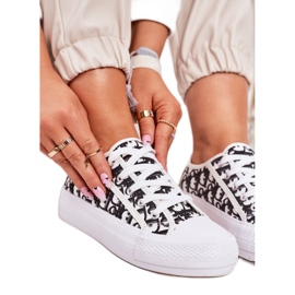 PS1 Zapatillas Daphne Logged para mujer en blanco y negro