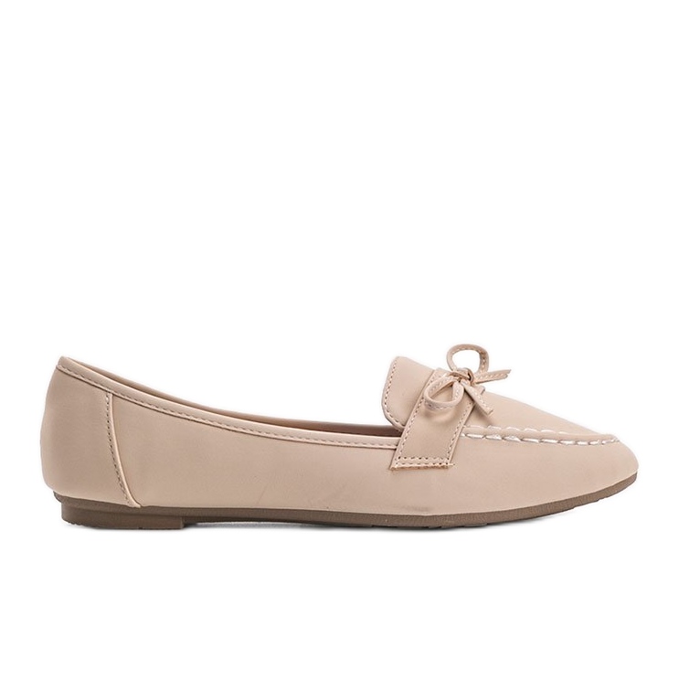Mocasines Lena de ante beige