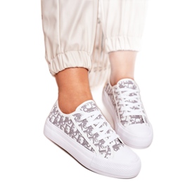 PS1 Zapatillas Daphne Logged para mujer Blanco / Gris PS1 Zapatillas Daphne Logged para mujer Blanco / Gris